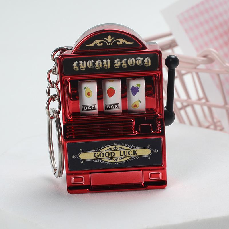 

Міні ігровий автомат Брелок Підвіска - Fruit Spin Game з функцією Lucky Draw Round Clasp