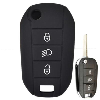 Silikon Auto Schlüssel Fall Für Peugeot 208 2008 308 3008 508 408 307 4008 für Citroen C3 C4 C5 C6 c8 Abdeckung Keyless Remote Fob Shell