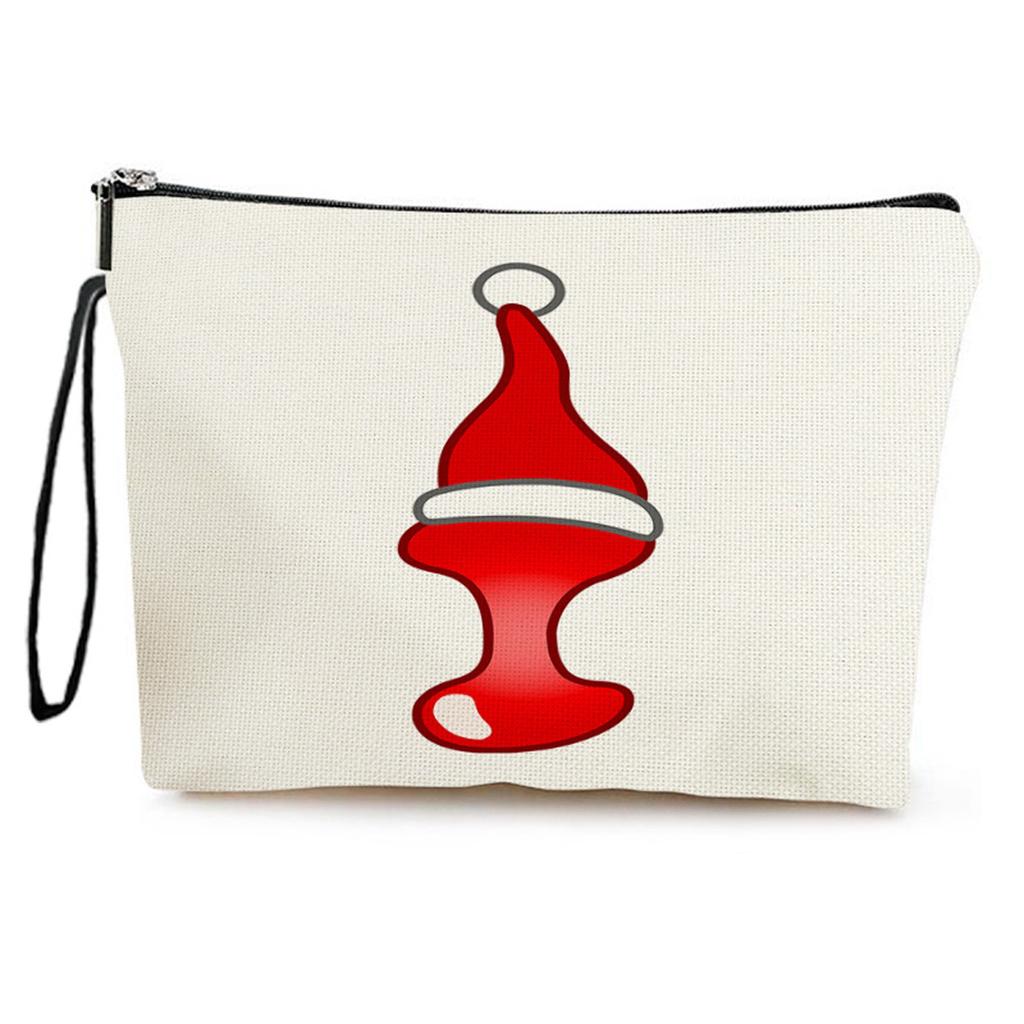Christmas Candy Cosmetic Bag Women's Portable Storage Bag