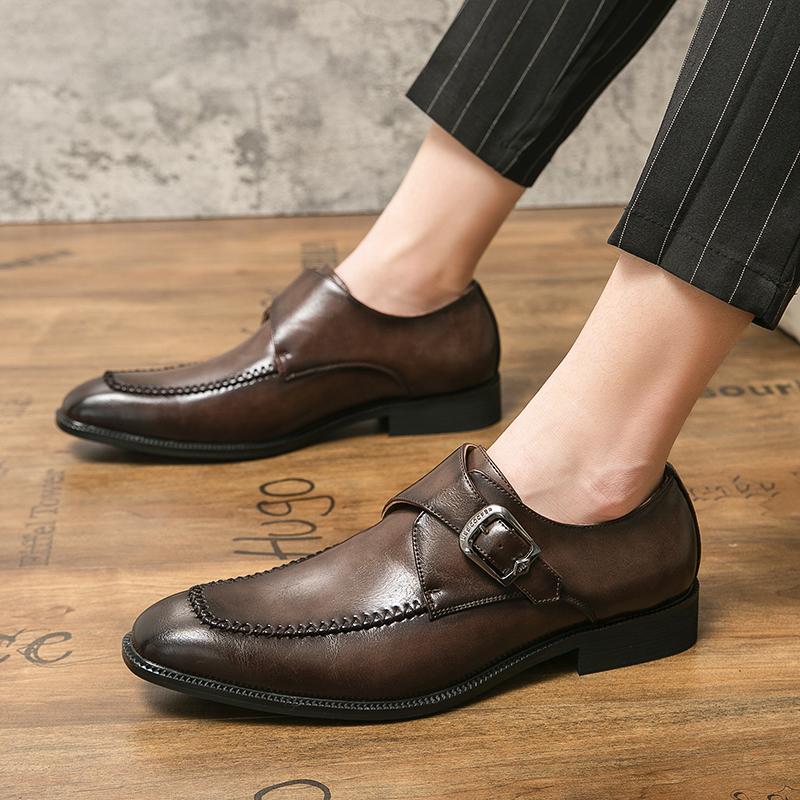 2024 Italian Dress Shoes Men Wedding Party Shoes High Quality Casual Loafer Male Designer Flat Shoes Plus Size 45 Zapatos Hombre