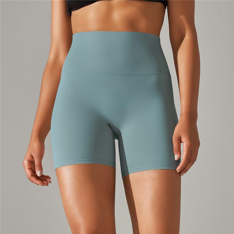 Auroth Sexy Elastic Yoga Shorts Women Biker Sports Shorts High Waist Fitness Workout Shorts