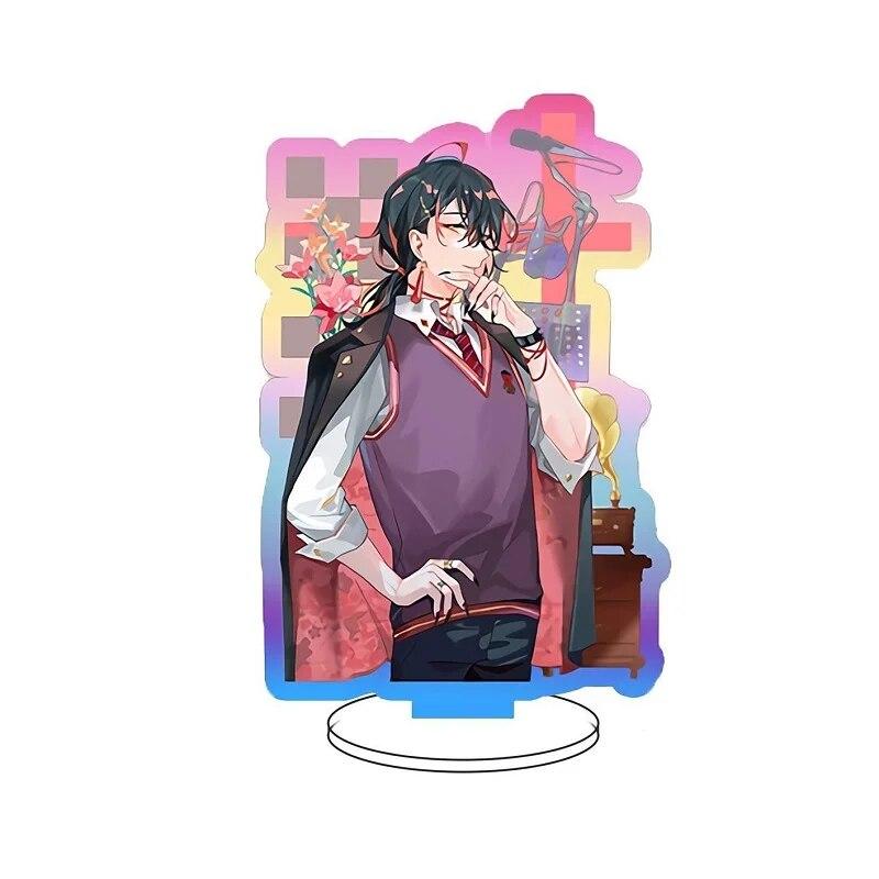 Luxiem Vtb Figurine de jucărie Stand acrilic Anime Figurine de acțiune Ornament Model Accesorii Mysta Ike Vox Cadou