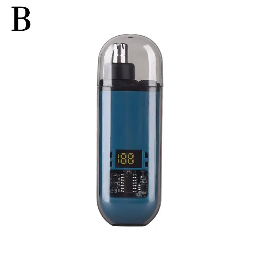 Portable Electric Nose Hair Trimmer Rechargeable Nose Ears Hair Trimmer Clipper Automatic Washable Shaving Nose Cutter Unisex