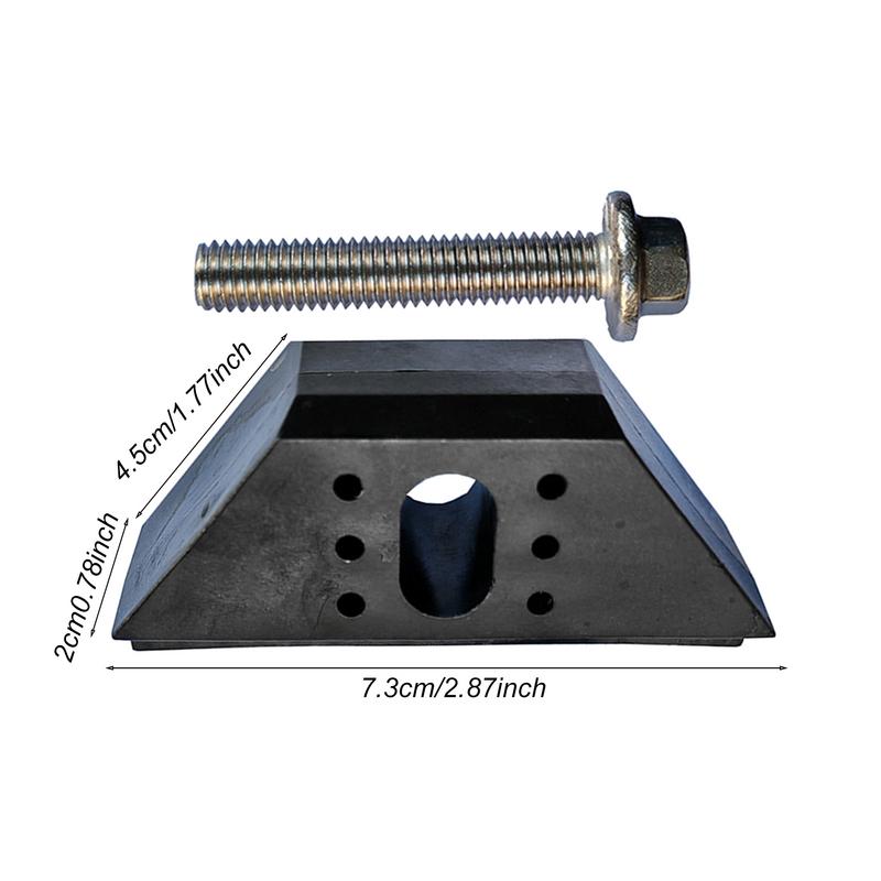 Battery Base Hold Down Kit Battery Installation Base Holder With Stainless Bolt Kit Shockproof Base Battery Clamp Vehicle Safety