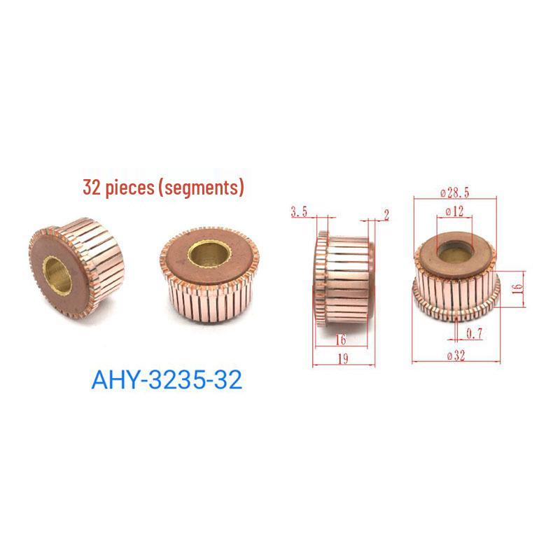 28.5x12x16 (19) x 32P Slot Motor Commutator for Ships