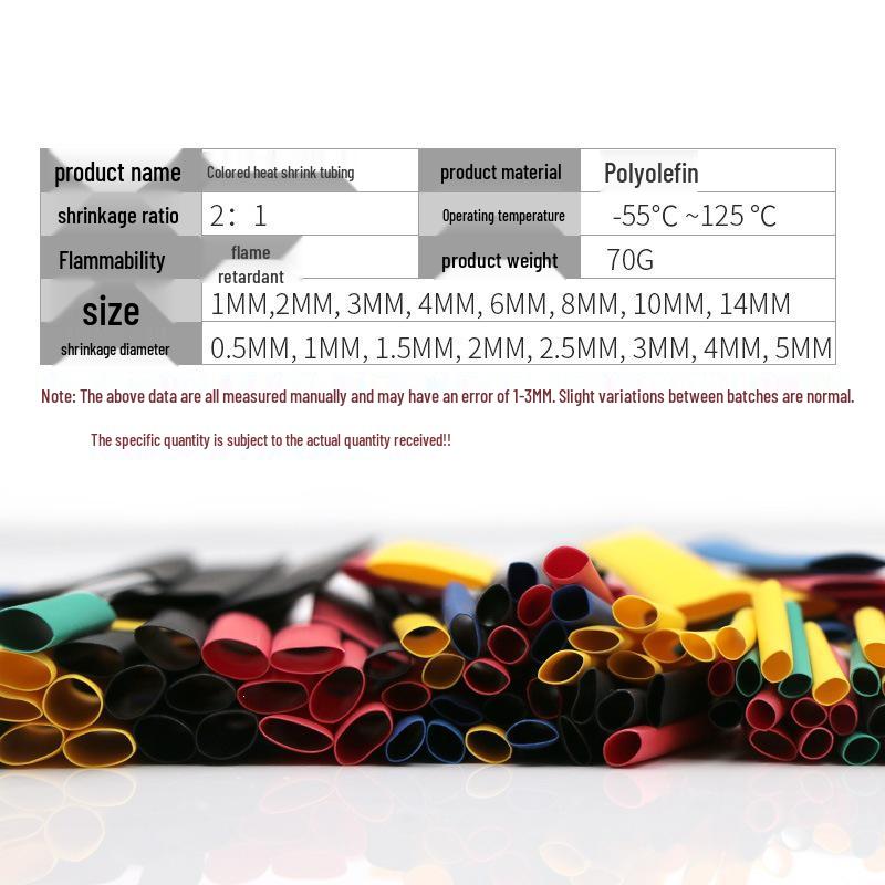 328-Piece Heat Shrink Tubing Set: Insulating Sleeves & Electrical Tape for DIY.