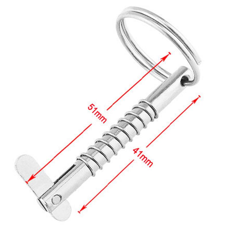 5Mm Bset Matel Marine Grade 316 Stainless Steel Quick Release Pin For Boat Bimini Top Deck Hinge Marine Hardware Boat