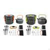 Camping Cookware Kit Cooking Set Ergonomic Pot Frying Pan Kettle for Barbecue Fishing