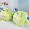 Cartoon Green Dinosaur Doll Pendant Green Dinosaur Dinosaur Wolf Plush Keyring  Children