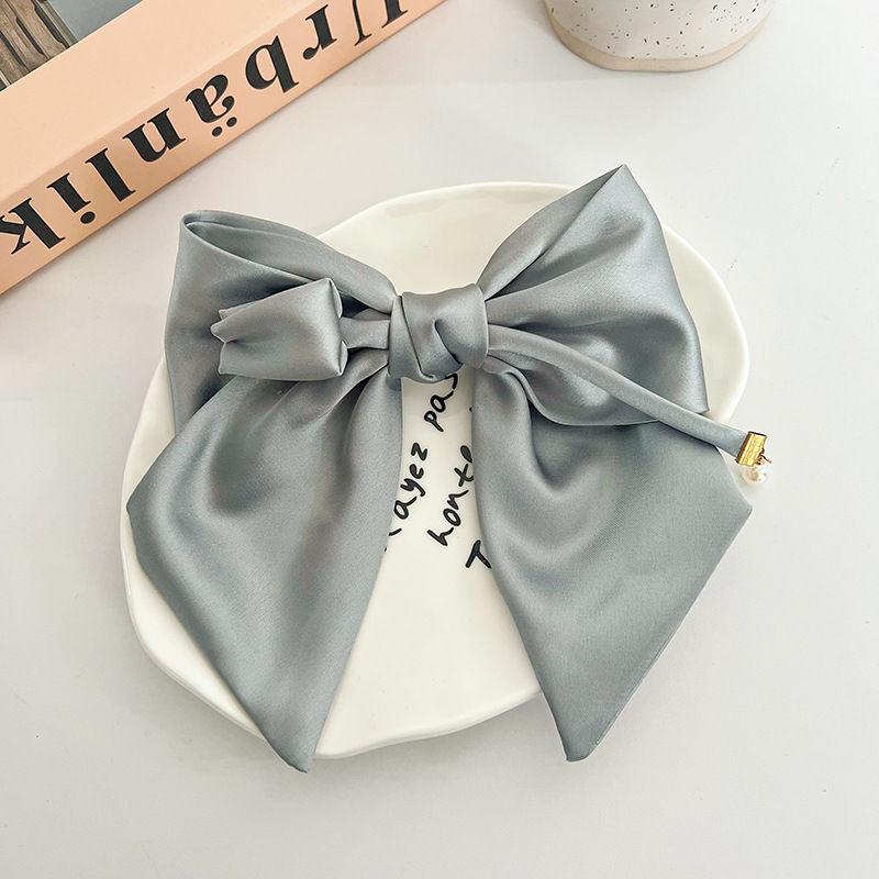 

Аксессуары для волос Заколки для волос Головные уборы Атласный бант Модные женские заколки Заколки для волос 17*18cm