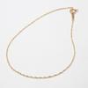 18K Gold Bracelet Screw Chain K18 Gold 18cm 0.4g