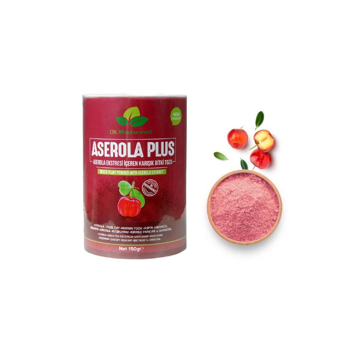 

Растительный порошок Acerola Plus, содержащий барбадосскую вишню, 150 г