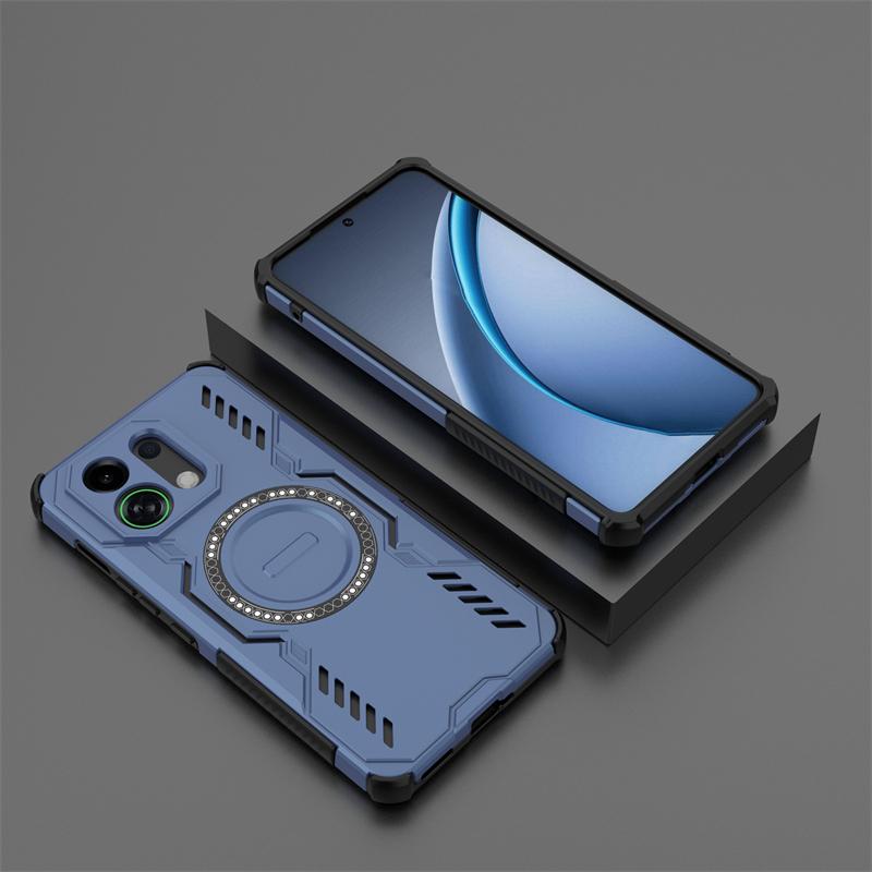 Armor Case For Oppo K13 Turbo Magnetic Adsorption Wireless Charge Cover Oppo K13 Turbo Pro Case For Oppo K13 Turbo Case 6.8 Inch