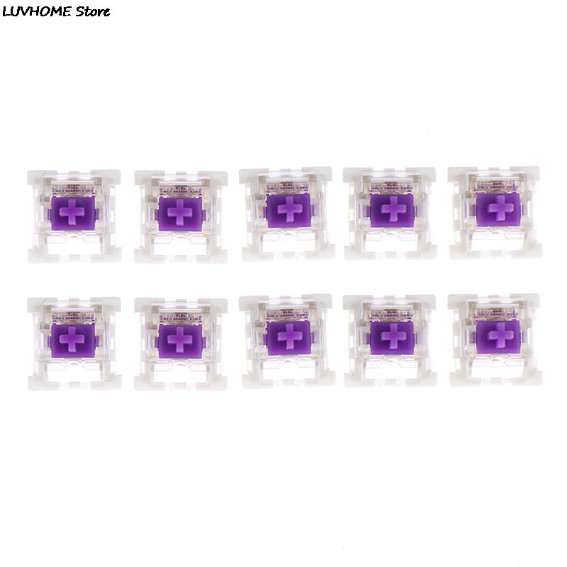 10Pcs Original Cherry MX Mechanical Keyboard Switch Axis Shaft Switch RGB blue