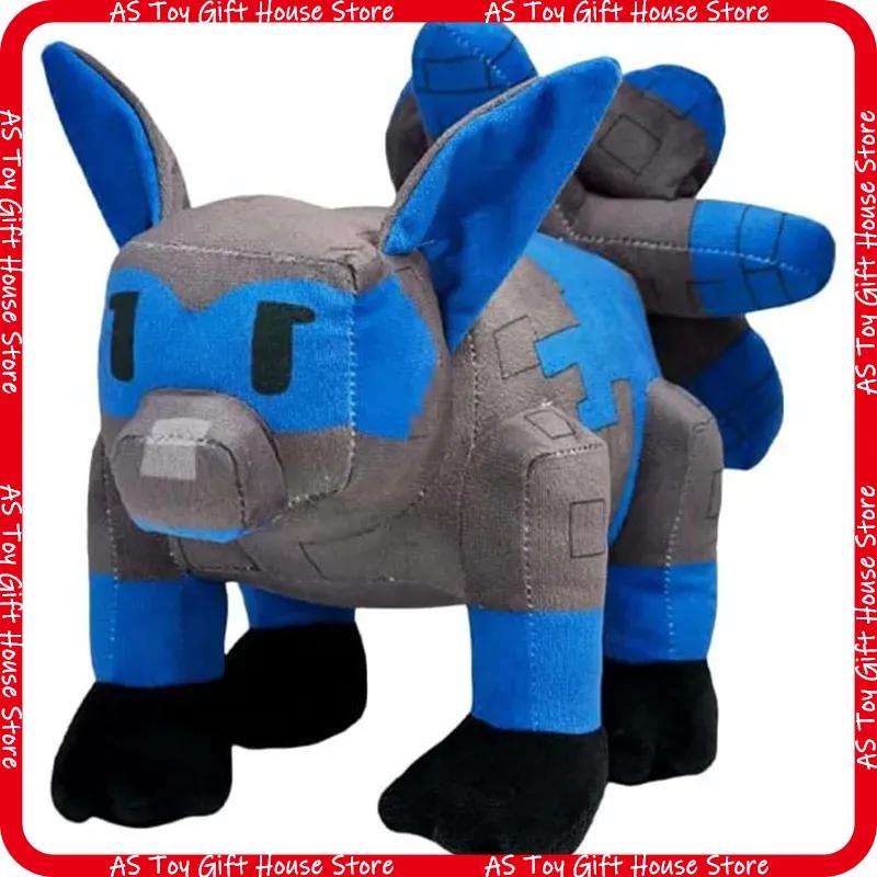 Roblox Nine Tailed Fox Grow A Garden Block Style Soft Stuffed Plush Toys For Game Fans Bedroom Decor Play Companion