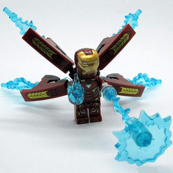 2 Zoll DIY Iron Man Avenger Superheld Bausteine Funkos Spielzeug Sammlerstück