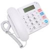 Home Corded Phone LCD Display Ringtone Volume Adjustment Big Button Landline with Speaker for Seniors