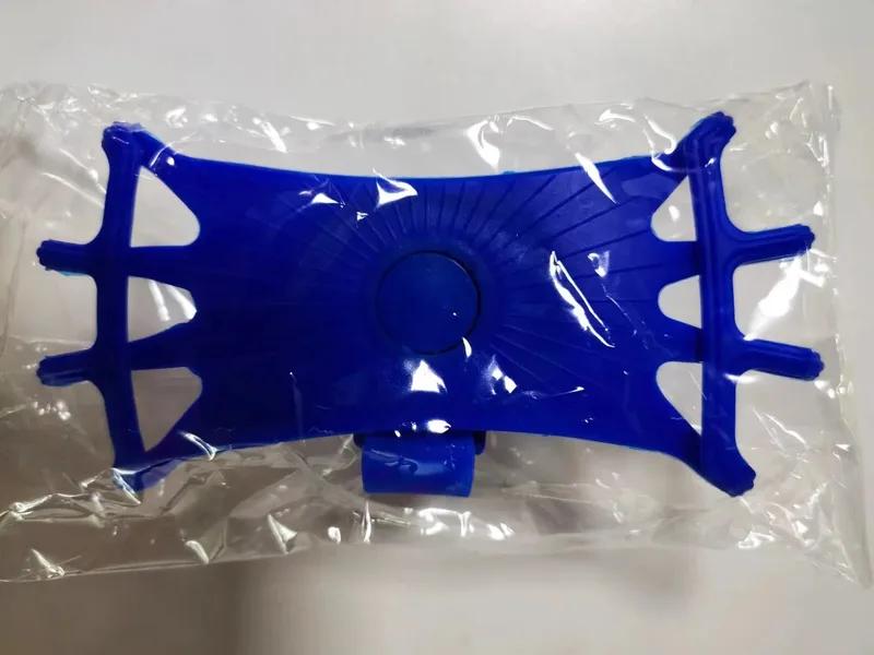 

1/2/3/6 шт. Универсальный держатель для мобильного телефона для велосипеда, вращающийся силиконовый держатель для телефона для велосипеда, держатель на руль для мотоцикла синий