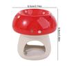 Cute Mushroom Candle Holder Cartoon Creative Candle Essential Oil Burner Non-toxic Anti-slip Ceramic Aromatherapy Stove