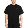 Nike Logo-Print Rundhals Casual Kurzarm T-Shirt Herren Tops Schwarz DX0881-010