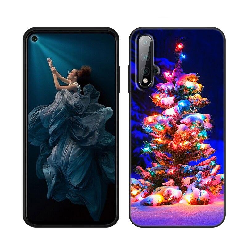 Snehové Veselé Vianoce Puzdro na telefón Pre Huawei Honor 60 50 Mate 40 30 20 10 Lite Nova 9 8 Pro 7 SE Y60 30S 8i 7i 5T Prémiový Kryt