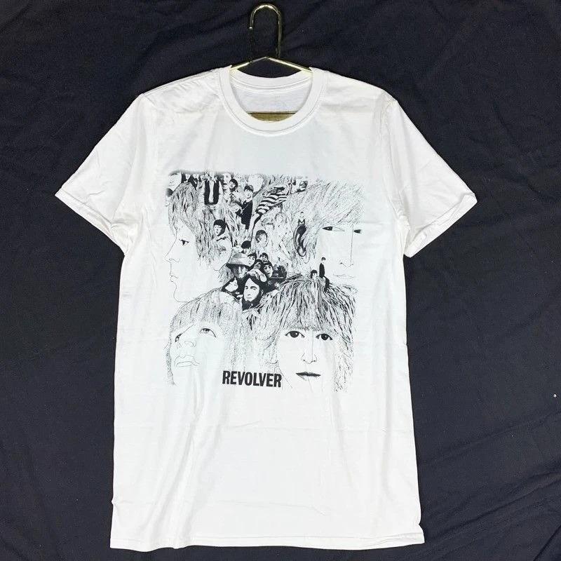 THE BEATLES Revolver Classic Art European and American Short High-end Luxury hot product Unisex Cotton Oversized Comfortable tee