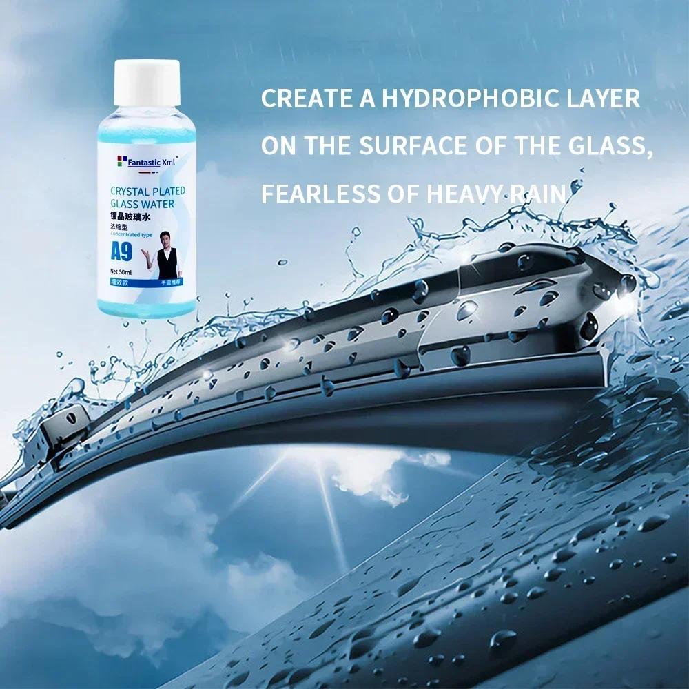 50ml Car Windshield Cleaner Fluid Auto Glass Cleaner Powerful Windshield Wiper Washer Fluid Accessories For Car Wash