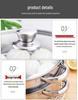 Stainless Steel Double-Ear Two-Layer Steamer Pot for Induction and Soup