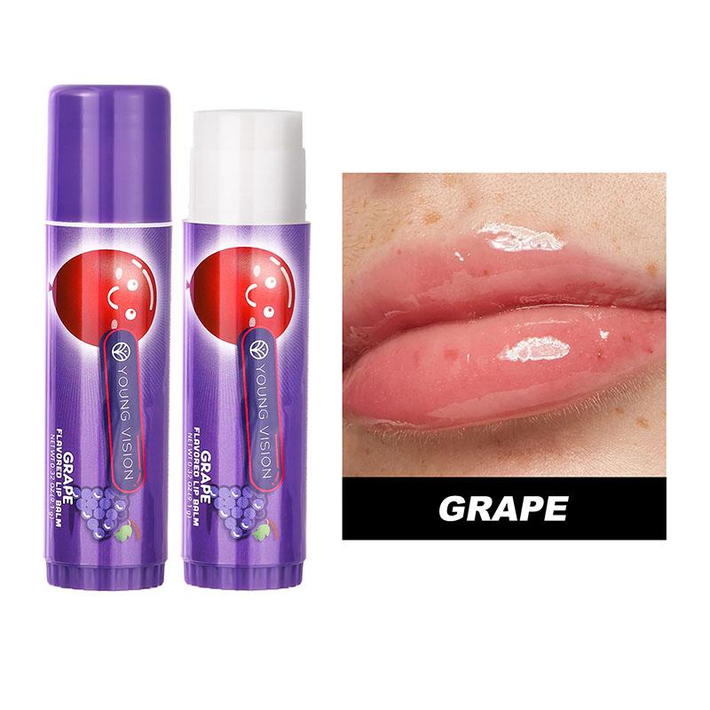 Portable 5-color Fruit-flavored Lip Balm Moisturizing and Moisturizing Anti-drying and Cracking Lip Balm