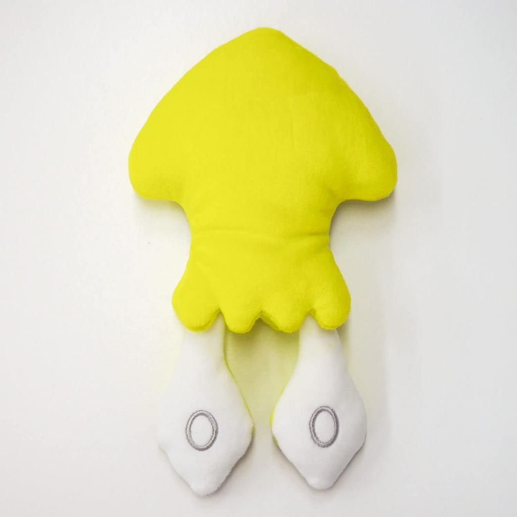 Sanei Boeki Splatoon 3 ALL STAR COLLECTION Squid (S) Yellow Plush Toy, W13 x D4 x H22cm, SP30