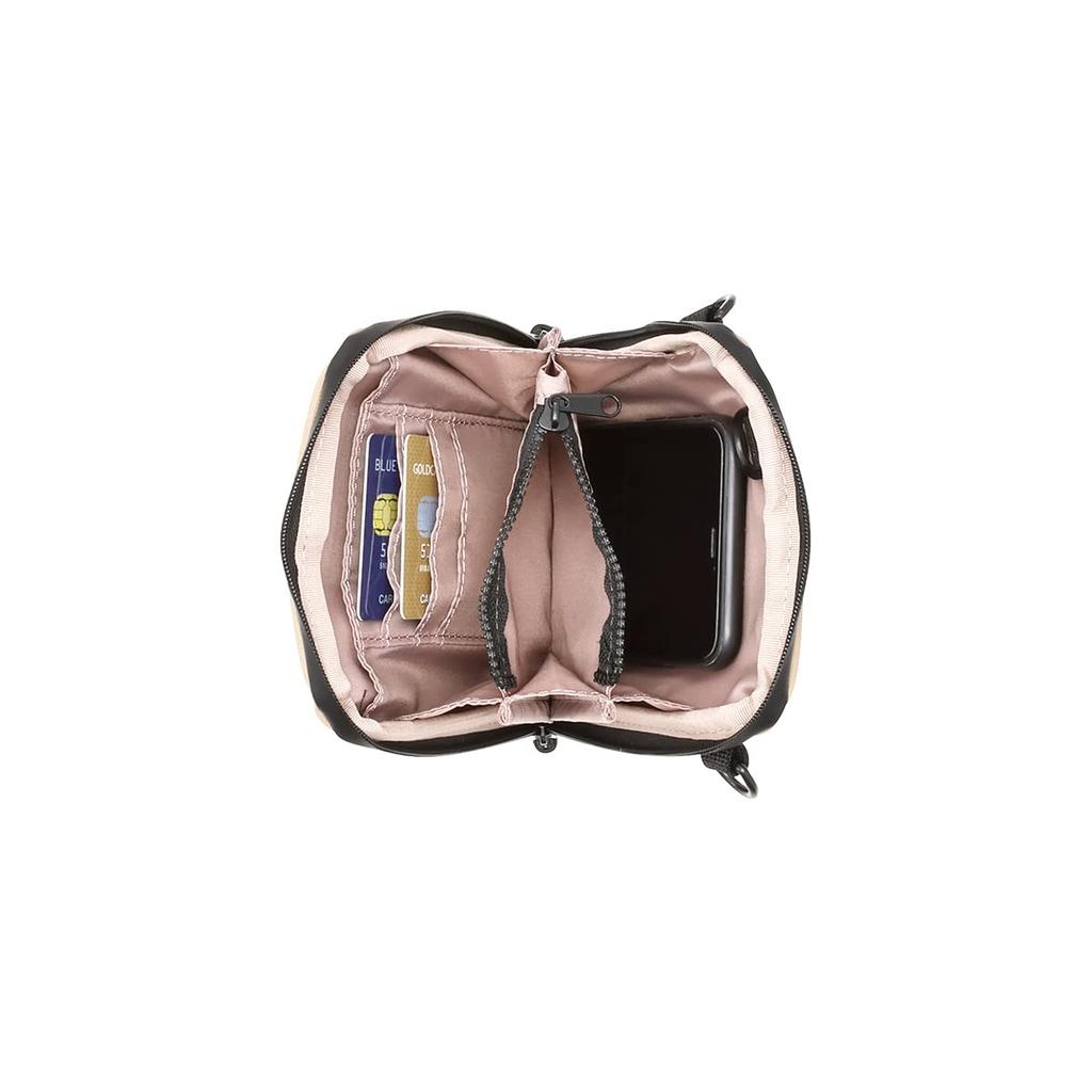 Delfonics Inner Carrying Water-Repellent Smartphone Shoulder Bag (Beige)