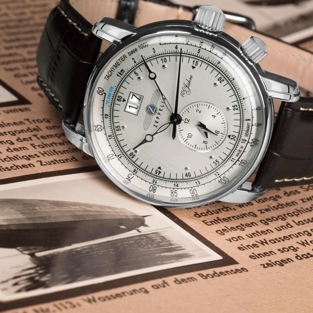 Zeppelin Special Edition 100 Years Zeppelin Ivory Watch 76401 Men's [Official Import] [Parallel Import]
