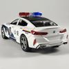 1:32 BMW M8 Police Alloy Car Diecast Model Children Vehicle Model Toy Display Collection Ornament Decoration Gift For Childrens