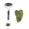 Jade Gua Sha Facial & Body Roller Massager for Full Meridian Scraping Massage.