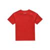 Li Ning Série E-Sports Equipe JDG Colorida Confortável Estampada Casual Ajustada Manga Curta Camiseta Tops Unissex Vermelho-Lava ATSU685-1