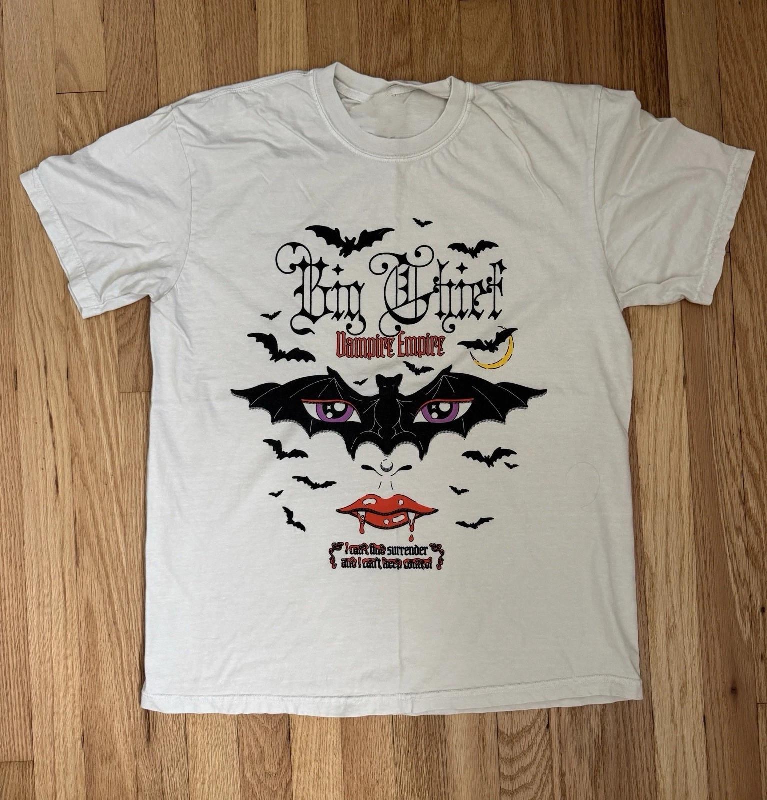 Big Thief Band Vampire Empire Album Cotton White All Size T Shirt Go266 S разноцветный