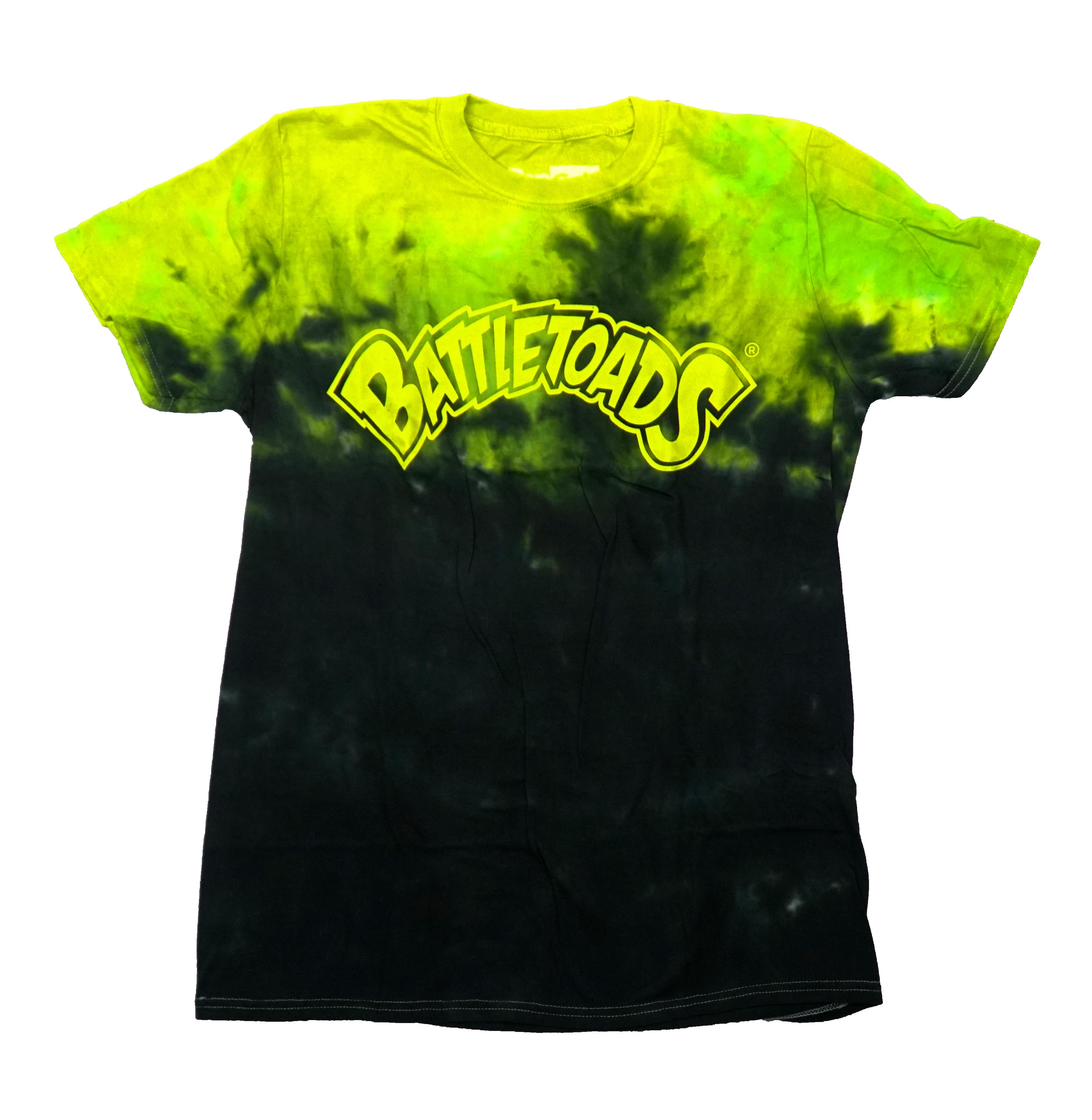 Battletoads New Adult T-Shirt - Simple Battletoads Logo Tie Dye XXXL