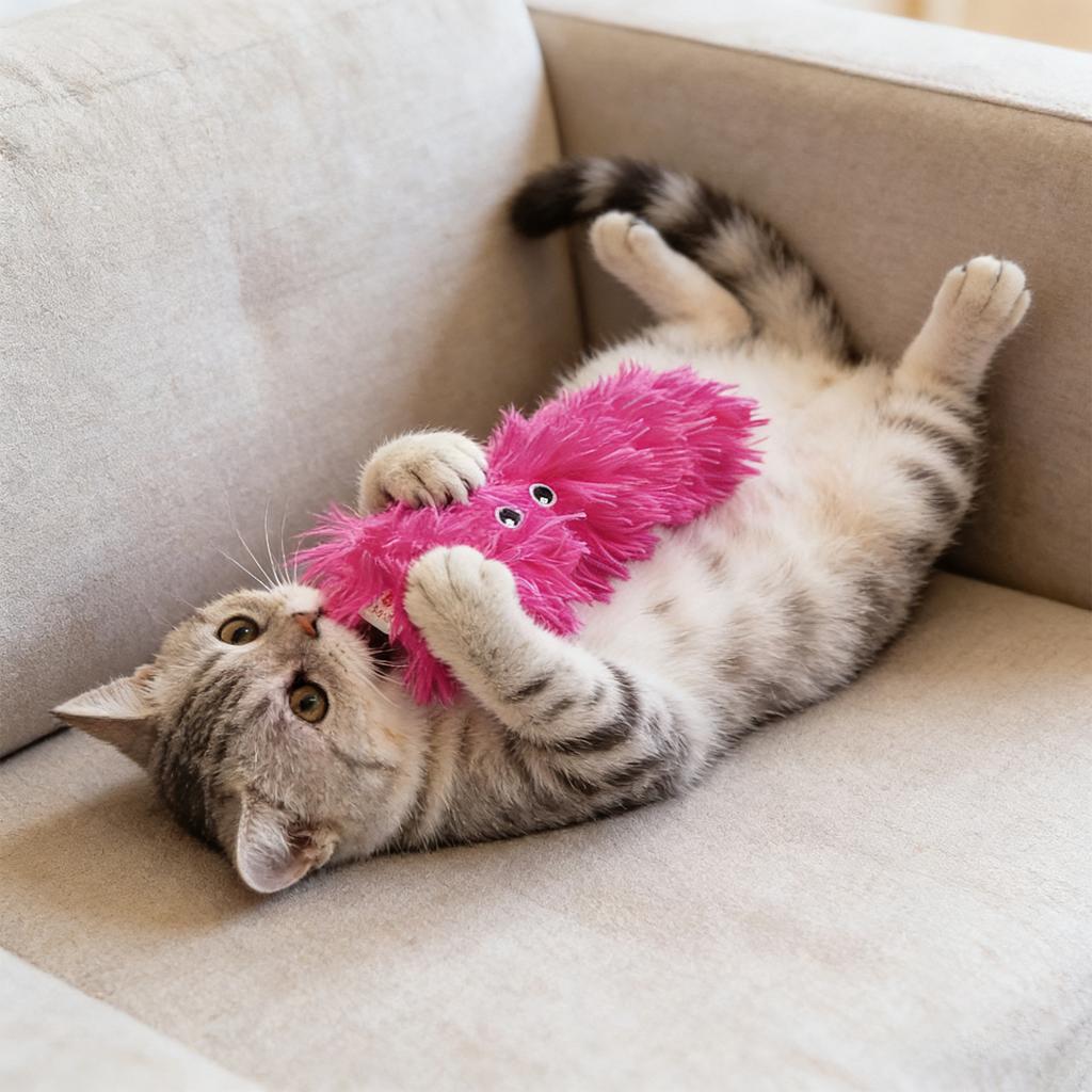 Plush Cats  Toy - Interactive Crinkle Paper & Catnip Toy For Indoor Cats Self-Play &  Chewing