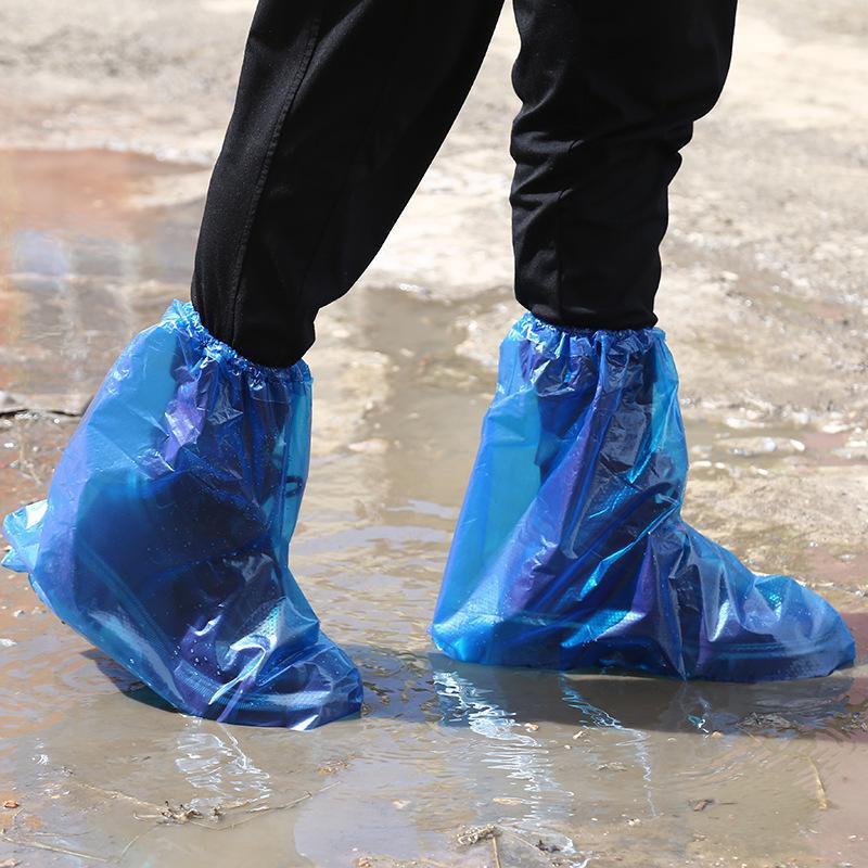 Lange regenfeste Einweg-Schuhüberzüge: Dick, tragbar und ideal für Outdoor-Aktivitäten und Rafting