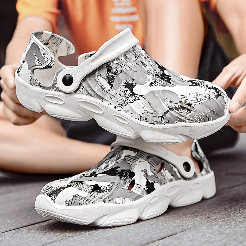 2022 Beach Sandals Eva Summer Garden Clogs Men Fashion Fishing Sandals Men Sandal Outdoor Sports Slippers Big Size 47 48