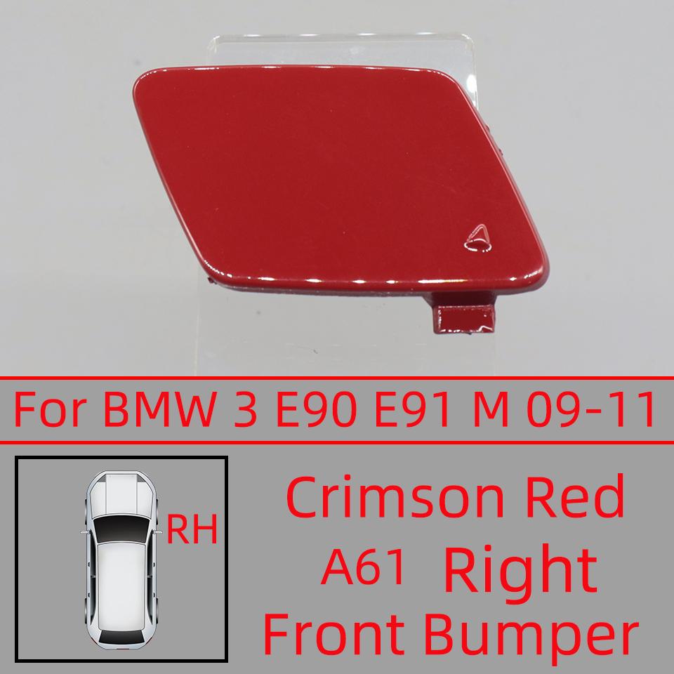 Car Front Bumper Tow Hook Eye Cover For BMW 3 LCI E90 E91 M SPORT 2009 2010 2011 2012 51117891391 Towing Hauling Trailer Lid