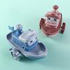 Playing Toys Swimming Beach Game Birthday Gifts Floating Ship Game Baby Bath Toys Clockwork Boat Cartoon Ship  Wind Up