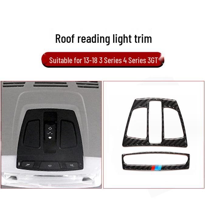 BMW řady 3 & 4 F30, 316i, 320li GT Karbonový interiérový kryt konzoly