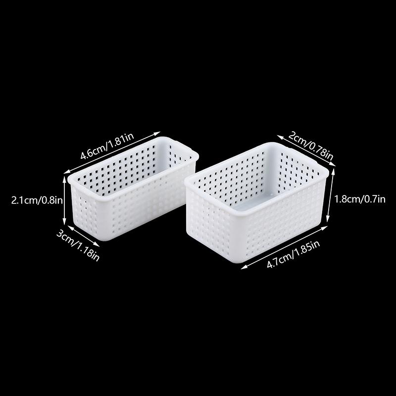 1:12 1:6 Dollhouse Miniature Storage basket desktop storage basket plastic kitchen sundries storage box Doll House necessities