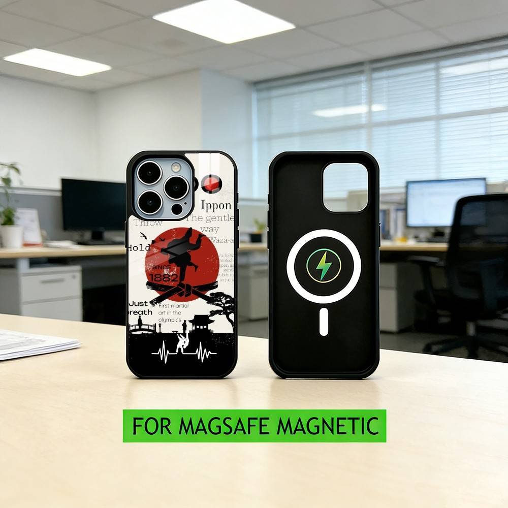 J-Jujitsu J-Judo Phone Case For iPhone17,16,15,14,13,12,11 Plus,Pro Magnetic with Magsafe Wireless Charging
