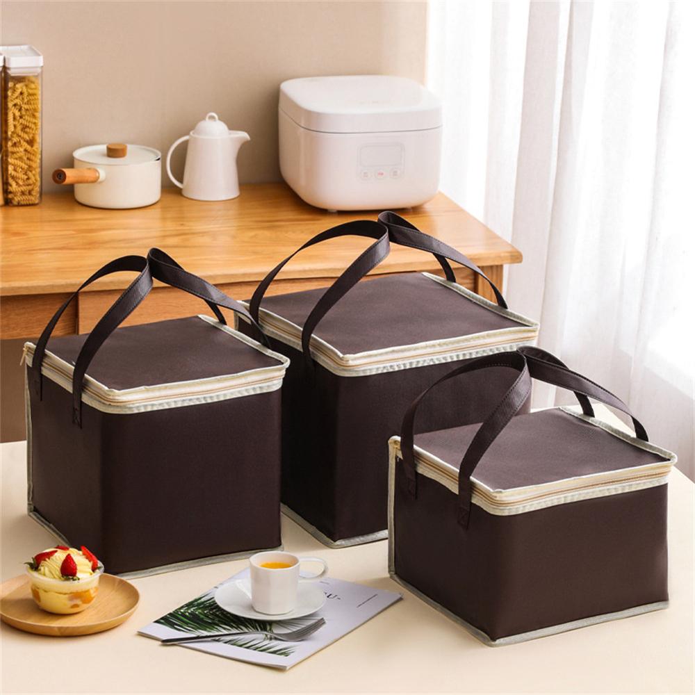 Lunch Bag Thermal Storage Box Cooler Bag Insulated Cake Bag For Meal Prep Picnic Outdoor Activities