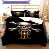 3pcs Warhammer 40k Bedding Set Duvet Cover Closure Includes 1 Duvet Cover & 2 Pillowcases, Soft and Comfortable for All Seasons.