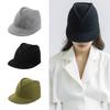 Soft Wool Equestrian Hat Breathable Elegant Hat Wool Felted Cycling Hat for Equestrian Training and Daily Wear