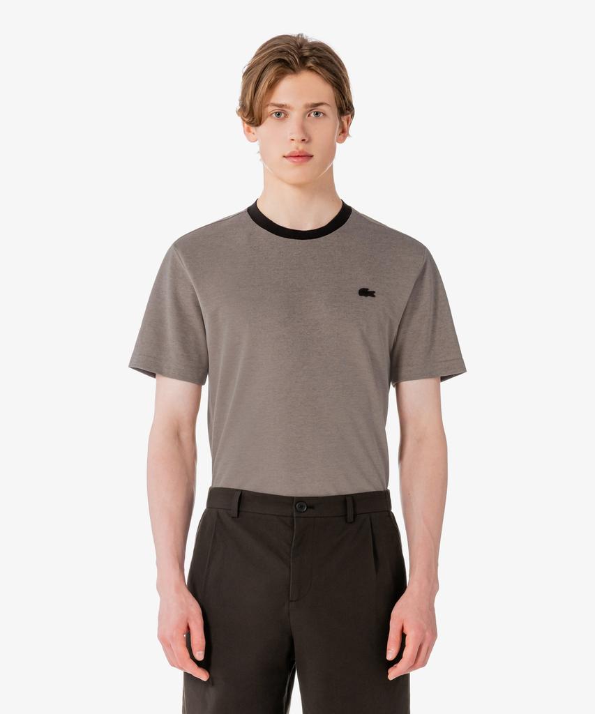 LACOSTE Men'S Lean Caviar Pique Short Sleeve T-Shirt Th742E-56G Lfa
