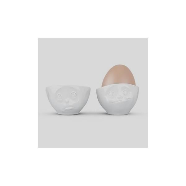 Duo de Coquetiers Humeur Heureux Boudeur